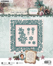 JMA Cutting Die Snowy Frame Christmas Blush 10 Pieces