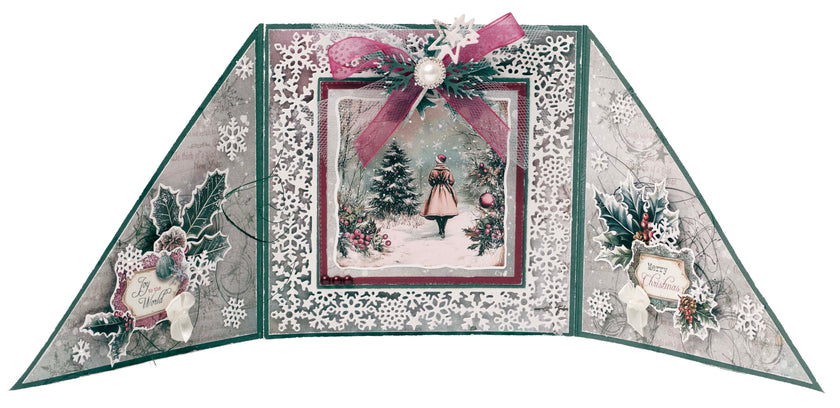 JMA Cutting Die Christmas Greens Christmas Blush 9 Pieces