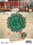 JMA Cutting Die Snowflake Circle Frame Festive Nostalgia 6 PC