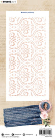 JMA Mask Brocade Pattern Feelings Of Freedom 105x210x1mm 1 PC nr.194