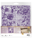 JMA Acetate Sheets White & Dark Purple Growing & Blooming 6 Sheets