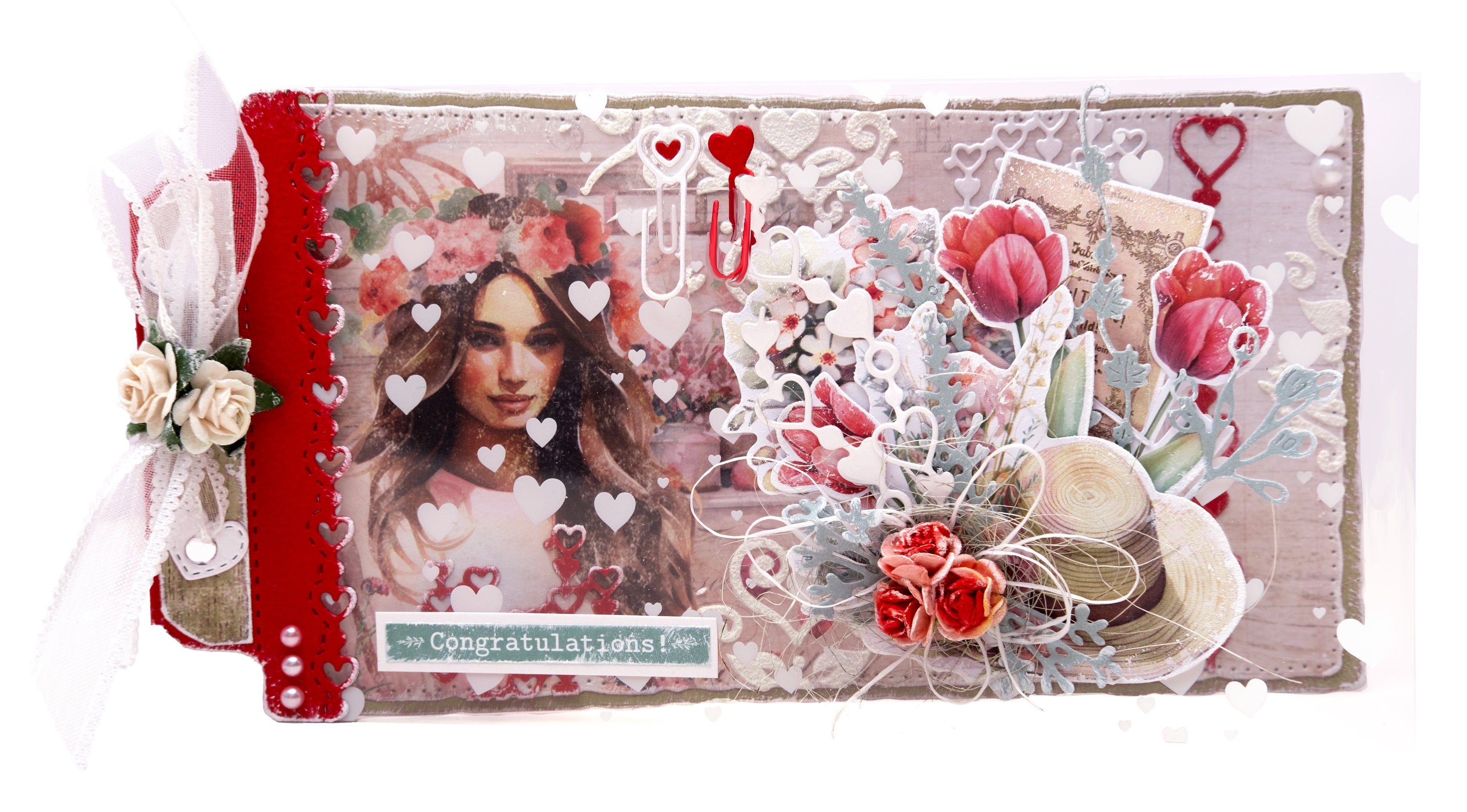 JMA Mask Heart Damask Sending You Love 1 PC