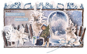 JMA Cutting Die Snowflake & Poinsettia Vintage Christmas 105x210x1mm 15 PC nr.719