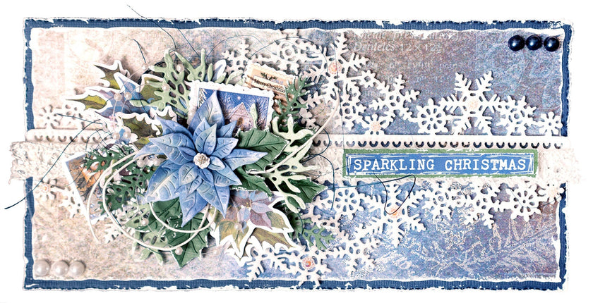 JMA Cutting Die Christmas Borders Vintage Christmas 95x210x1mm 8 PC nr.720