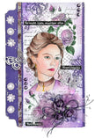 JMA Ribbon Organza & Hemp - Purples Victorian Dreams 4 PC