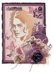 JMA Clear Stamp Timeless Peony Victorian Dreams 12 PC