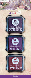 JMA Water-Reactive Ink Pads Peonies (Purples & Pink) Victorian Dreams 3 PC