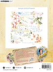 JMA Clear Stamp Script & Wildflowers Wild & Free 1 PC