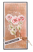 JMA Clear Stamp Single Peony Elements Essentials 148x105x3mm 8 PC nr.339