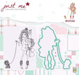 Just Me Stamp & Die Set Christmas Shopping