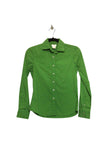 JOE FRESH Regular fit Button-down Top in Green  -  XS