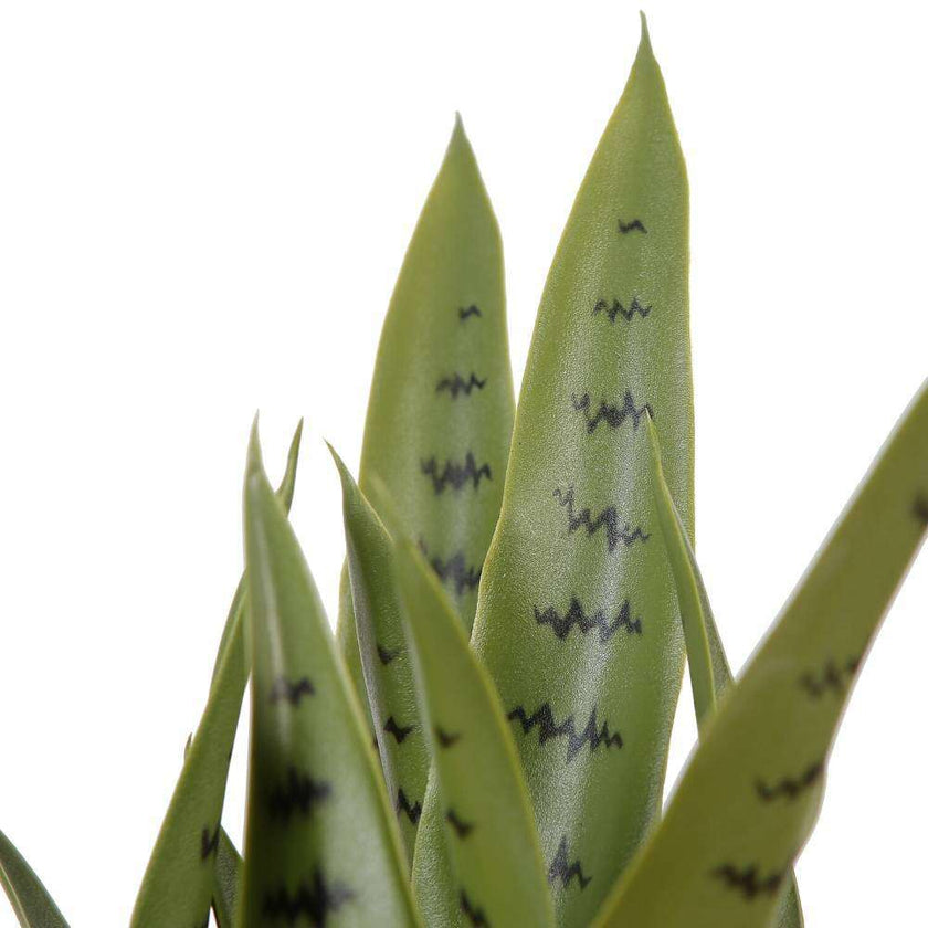 Jose Artificial Snake Sansevieria Dark Green Potted Plant 26