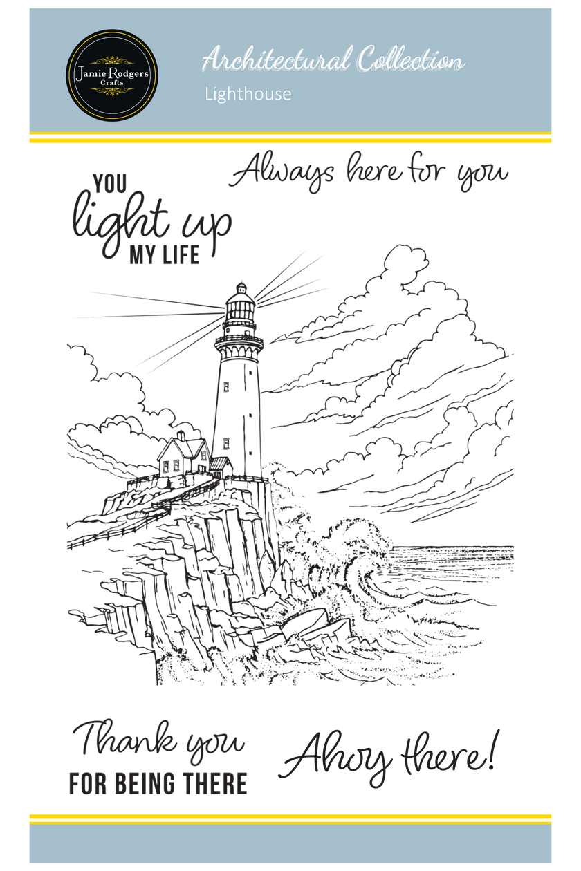 Jamie Rodgers Crafts Lighthouse A6 Clear Stamp Set