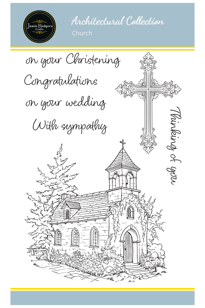 Jamie Rodgers Crafts Church A6 Clear Stamp Set