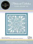 Jamie Rodgers Crafts Floral Square Tile Die Set