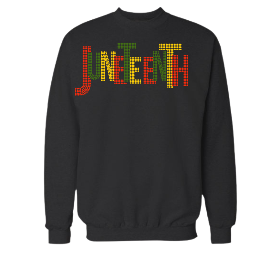 Juneteenth Rhinestone Shirt – Freedom Celebration Sparkle Bling Tee | Blingdazzel