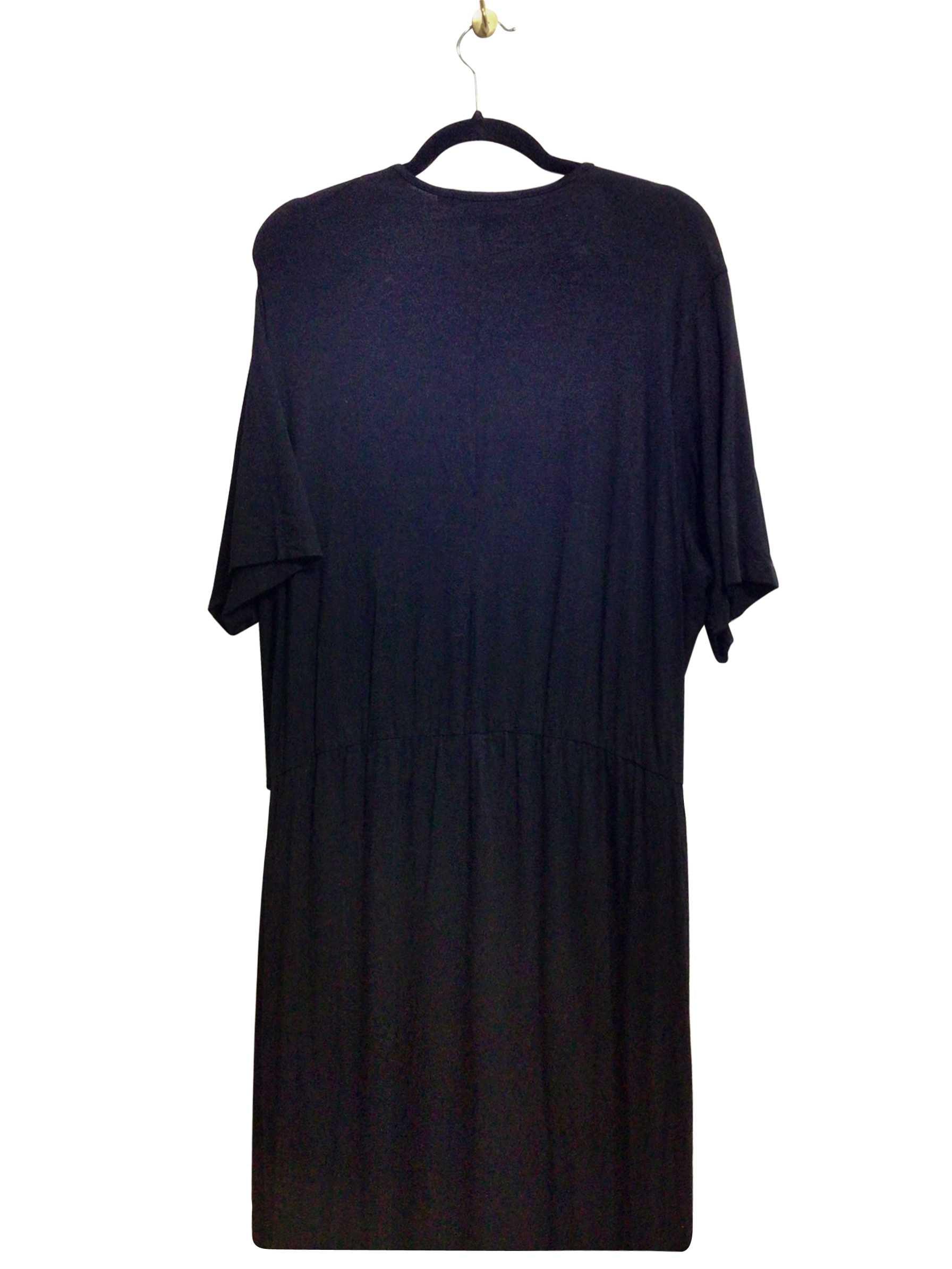 JUSTFAB Regular fit Midi Dress in Black  -  3X