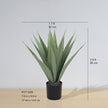 Tunja Artificial Century Potted Plant (Multiple Sizes)