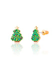 Enamel Stud Earrings - Snowman Wonderland - Girl Nation