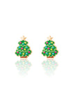 Enamel Stud Earrings - Snowman Wonderland - Girl Nation
