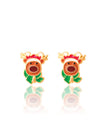 Enamel Stud Earrings - Snowman Wonderland - Girl Nation