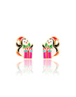 Enamel Stud Earrings - Snowman Wonderland - Girl Nation