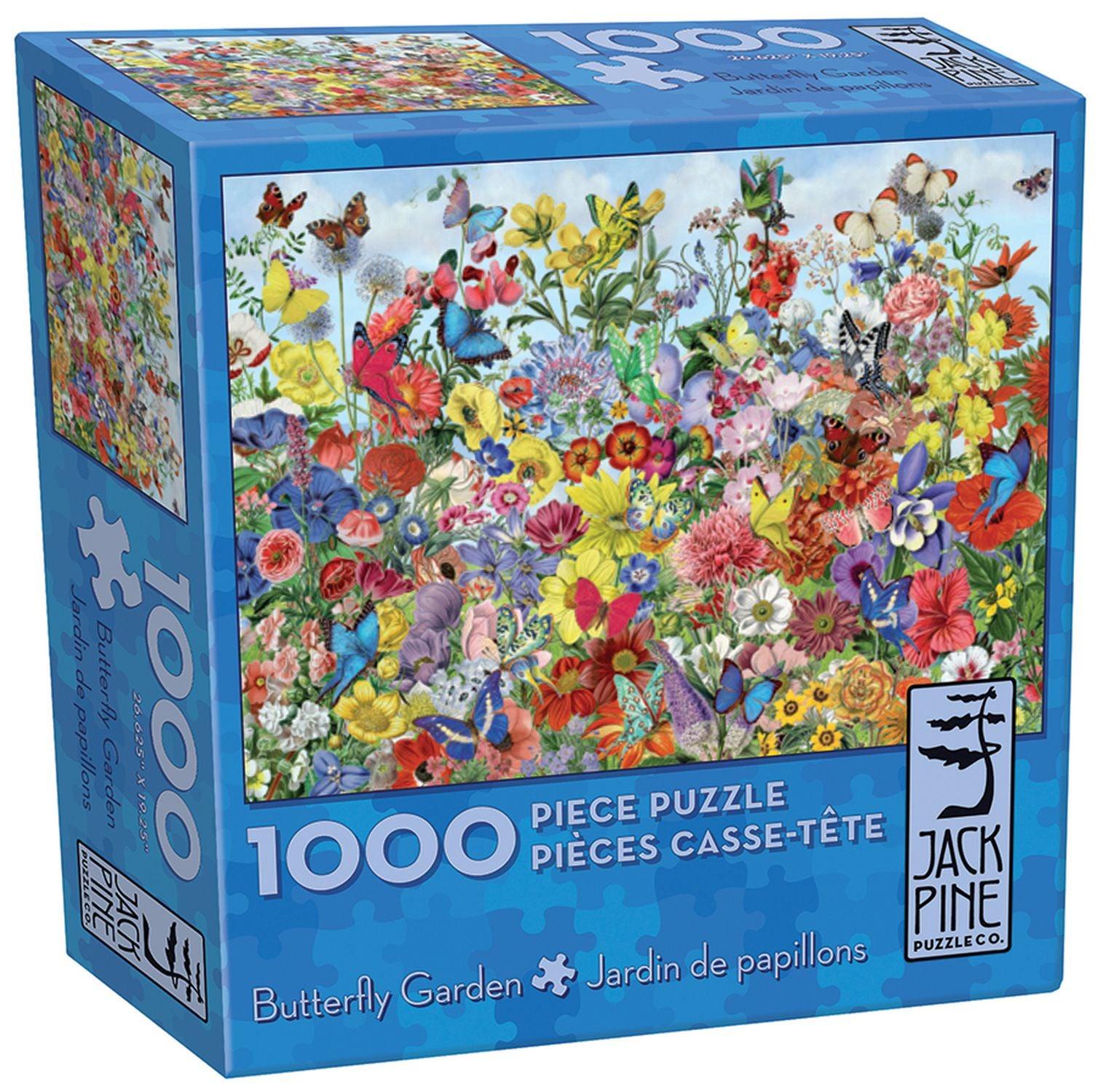 Jack Pine - Jardin aux papillons (Jigsaw Puzzle 1000 pièces)