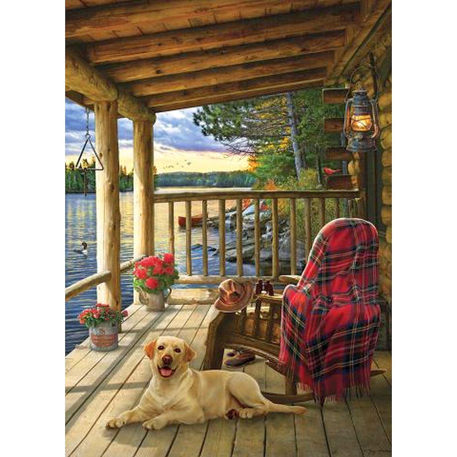 Jack Pine - Cabin Porch (1000-Piece Puzzle)