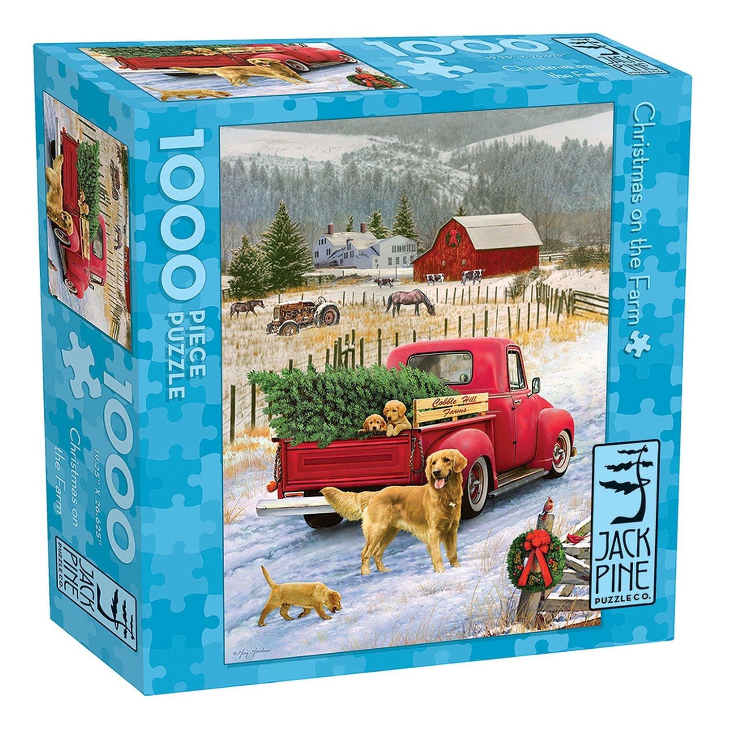 Jack Pine - Christmas On The Farm (1000-Piece Puzzle)