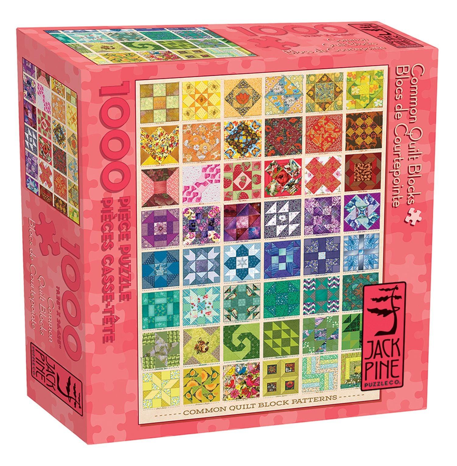 Jack Pine - Common Quilt Blocks (1000-Piece Puzzle)