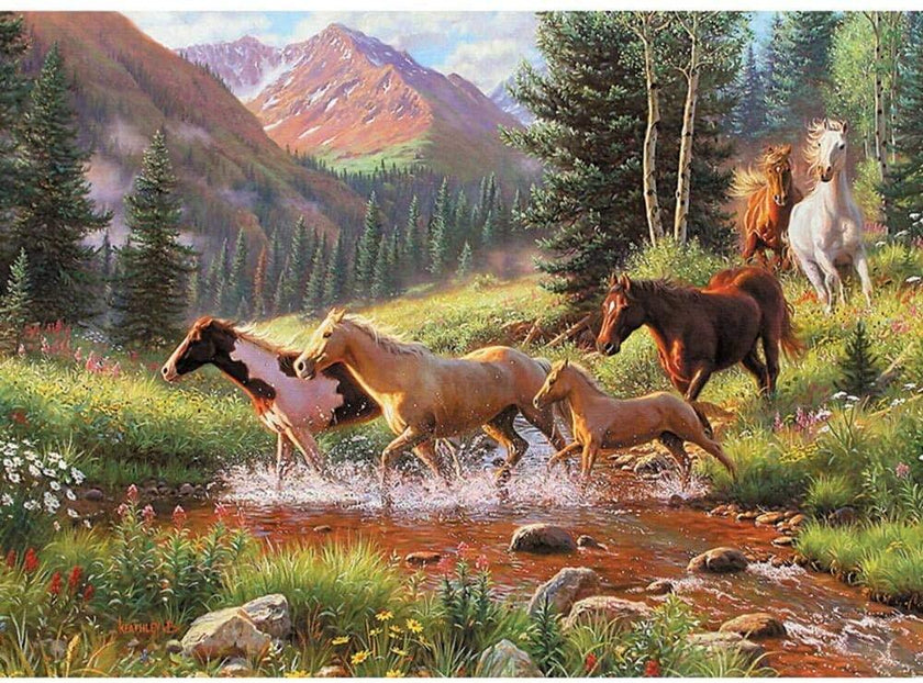Jack Pine - Mountain Thunder (1000-Piece Puzzle)