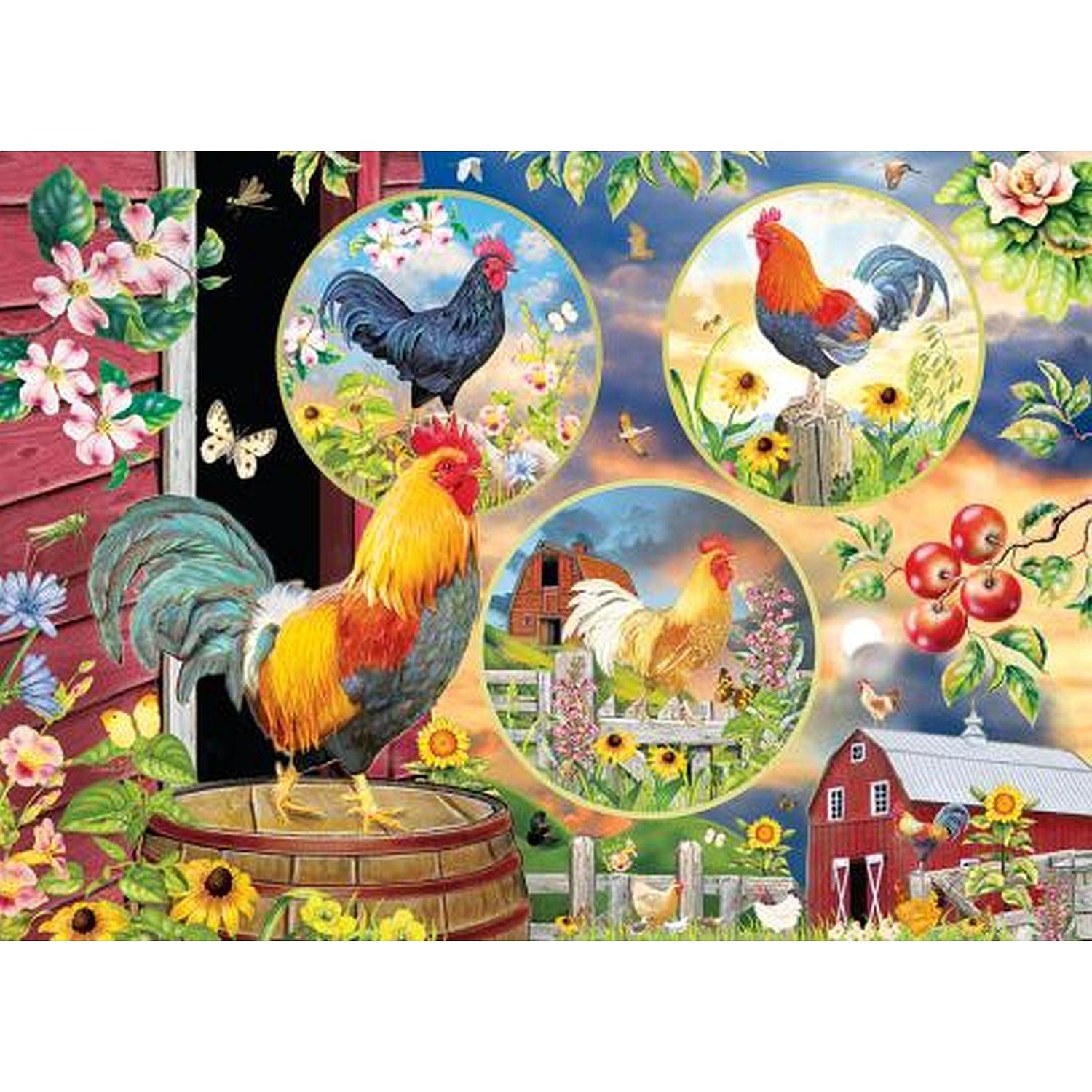 Jack Pine - Rooster Magic (1000-Piece Puzzle)