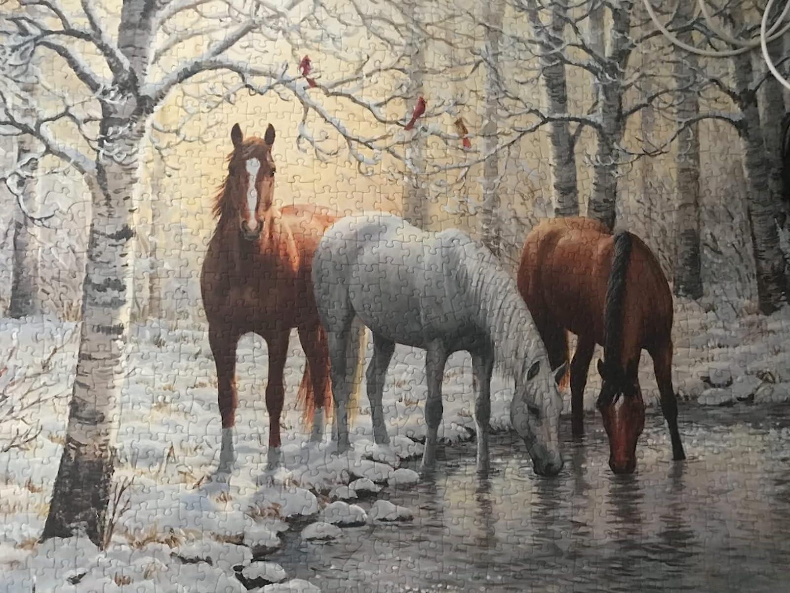 Jack Pine - Winter Trio (1000-Piece Puzzle)