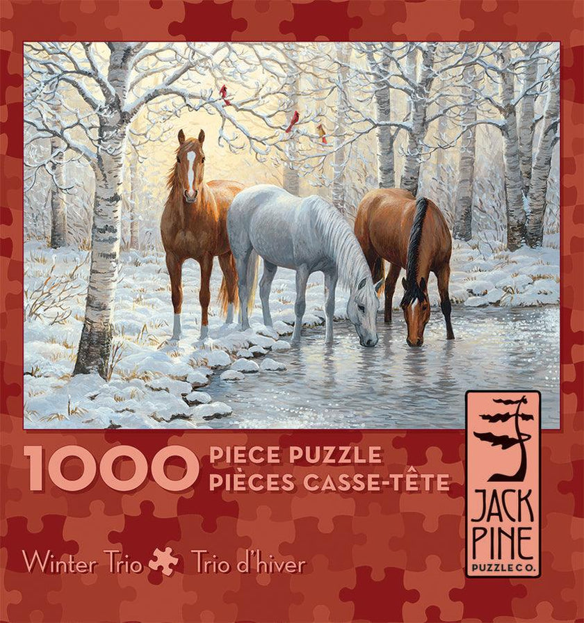 Jack Pine - Winter Trio (1000-Piece Puzzle)