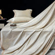 Royal Retreat Floral Jacquard Patchwork 800 TC Duvet Set - Cream