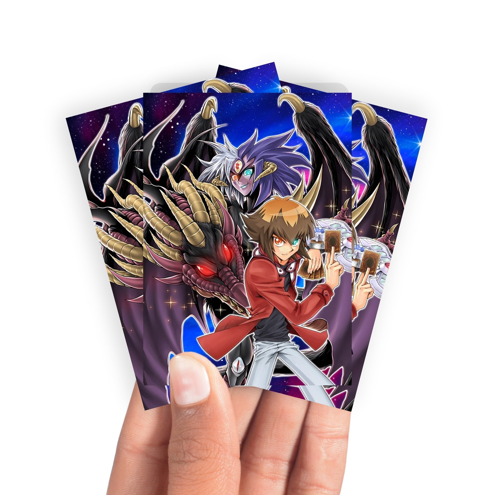 Manches de cartes Jaden et Yubel