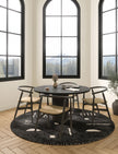 Jama Black Rug