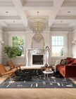 Jama Black Rug