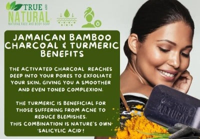 True And Natural Soap Bamboo Charcoal & Turmeric
