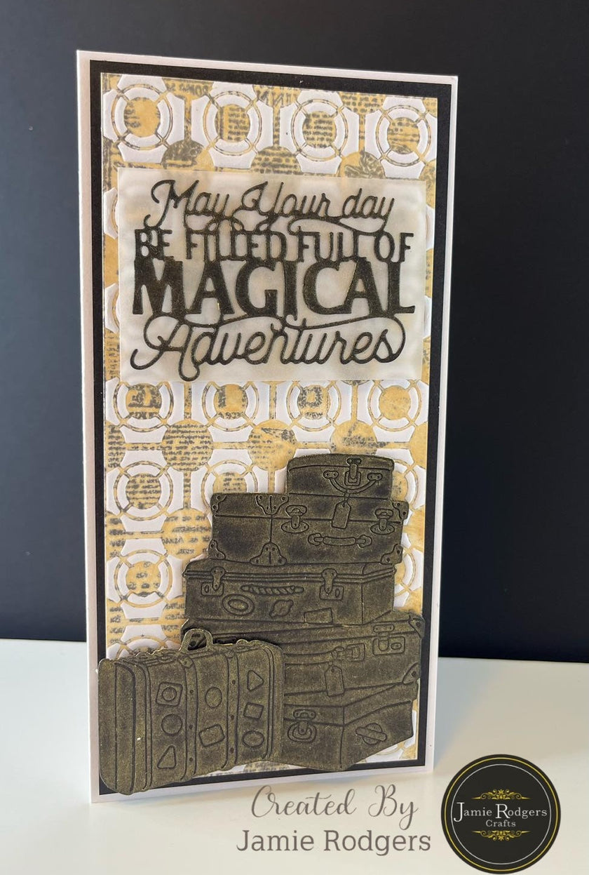 Jamie Rodgers Crafts Vintage Suitcases Die Set