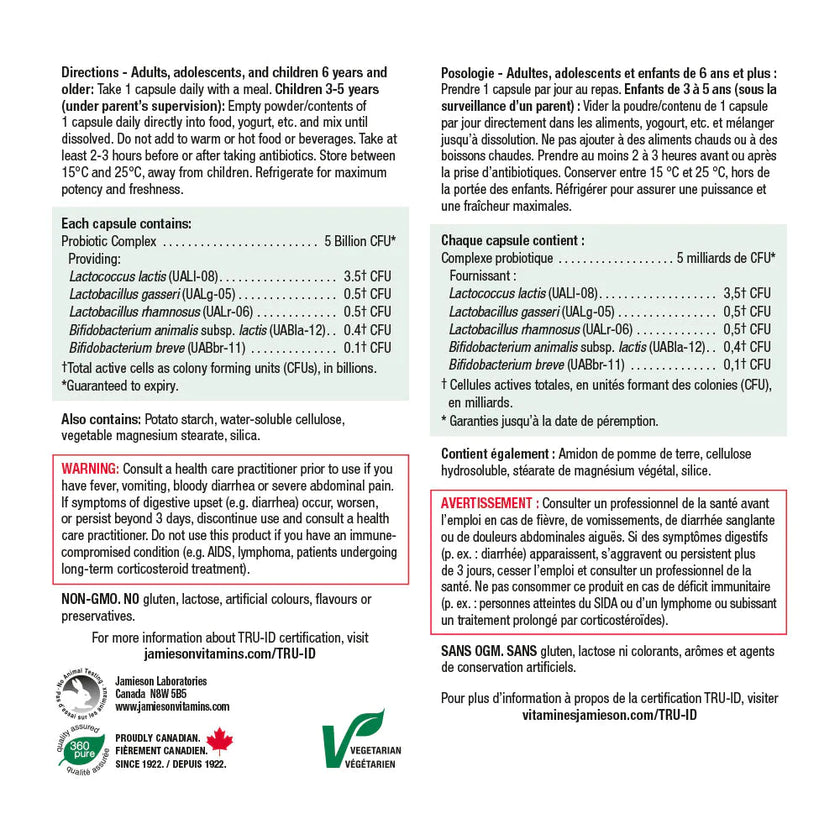 Jamieson Probiotic 5 Billion