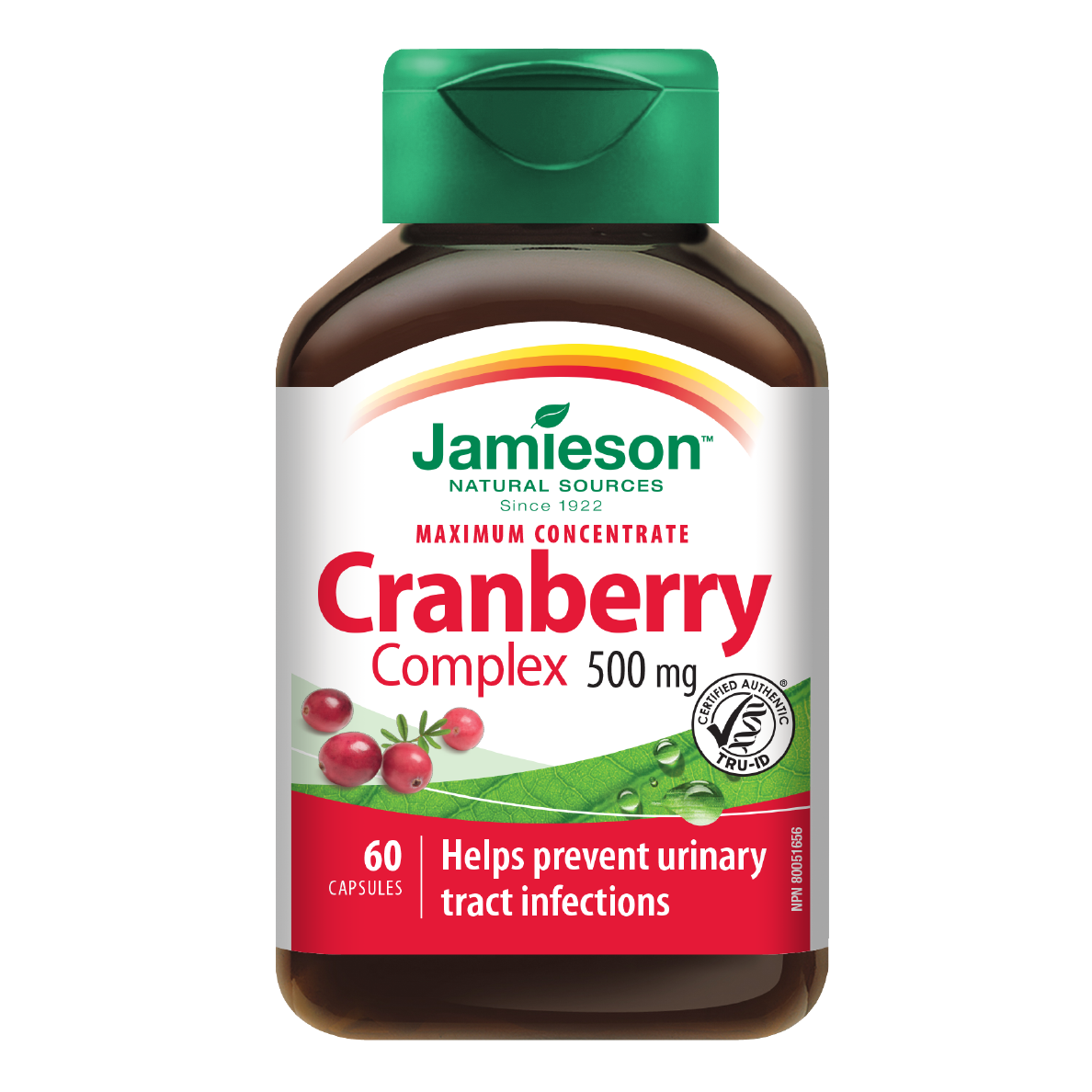 Jamieson Cranberry Concentrate 500mg 60's