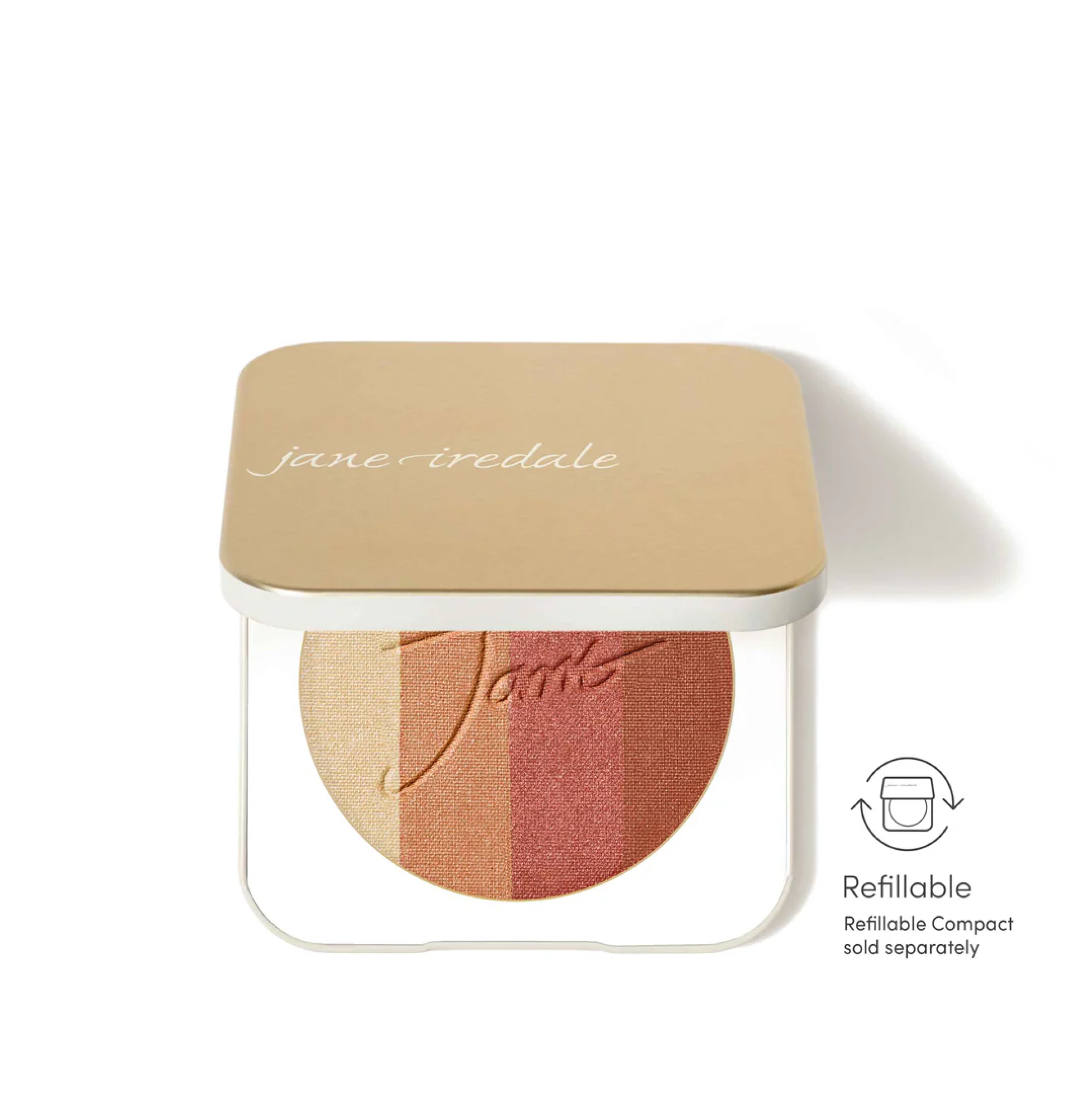 Jane Iredale Refillable Compact Gold