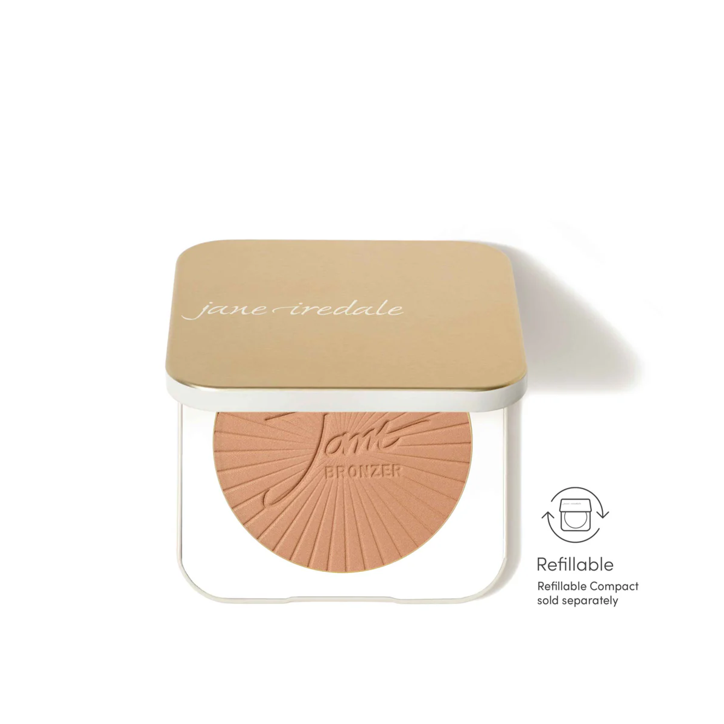 Jane Iredale Refillable Compact Gold
