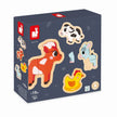 Janod - 4 Progressive Puzzles - Farm