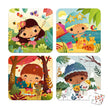 Janod - 4 in 1 Progressive Puzzles - Seasons