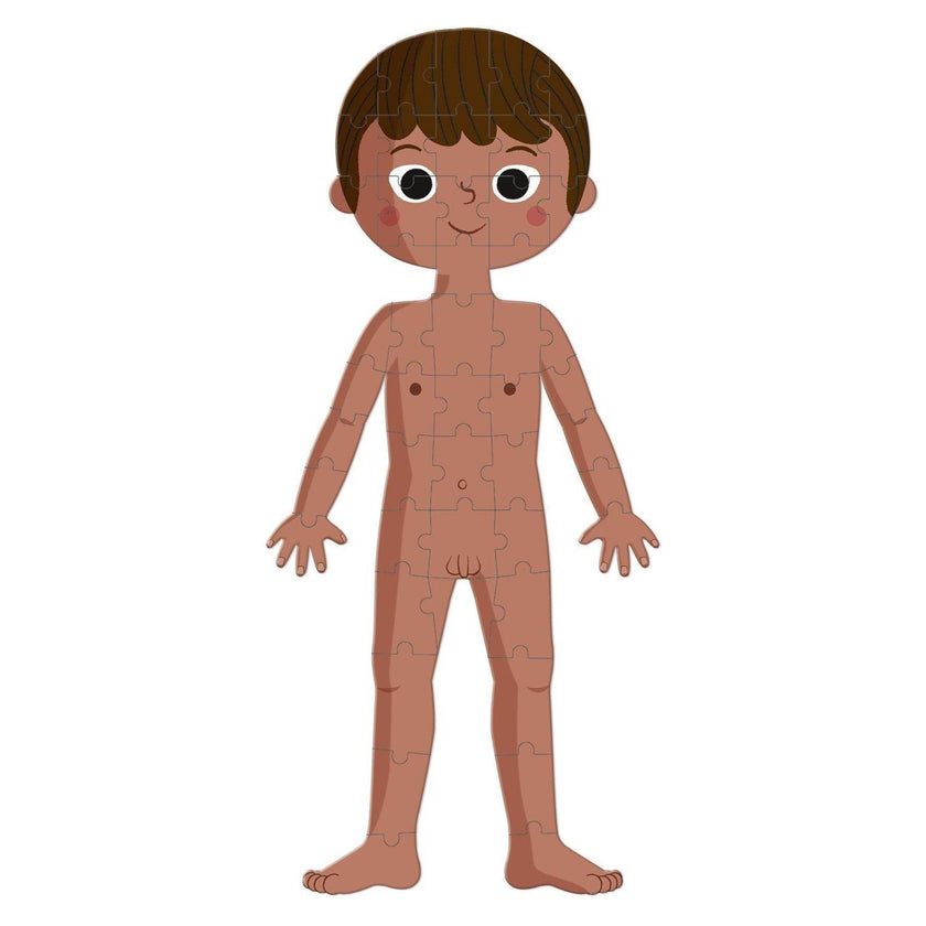 Janod - 4in 1 Educational Puzzle - Human Body