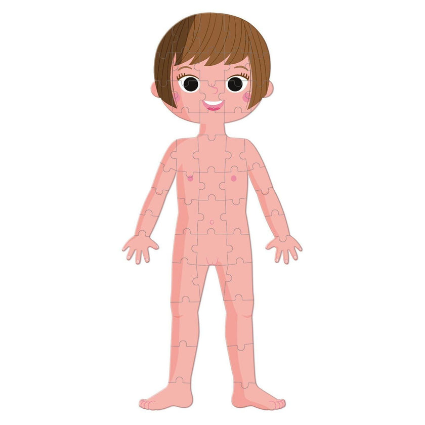 Janod - 4in 1 Educational Puzzle - Human Body