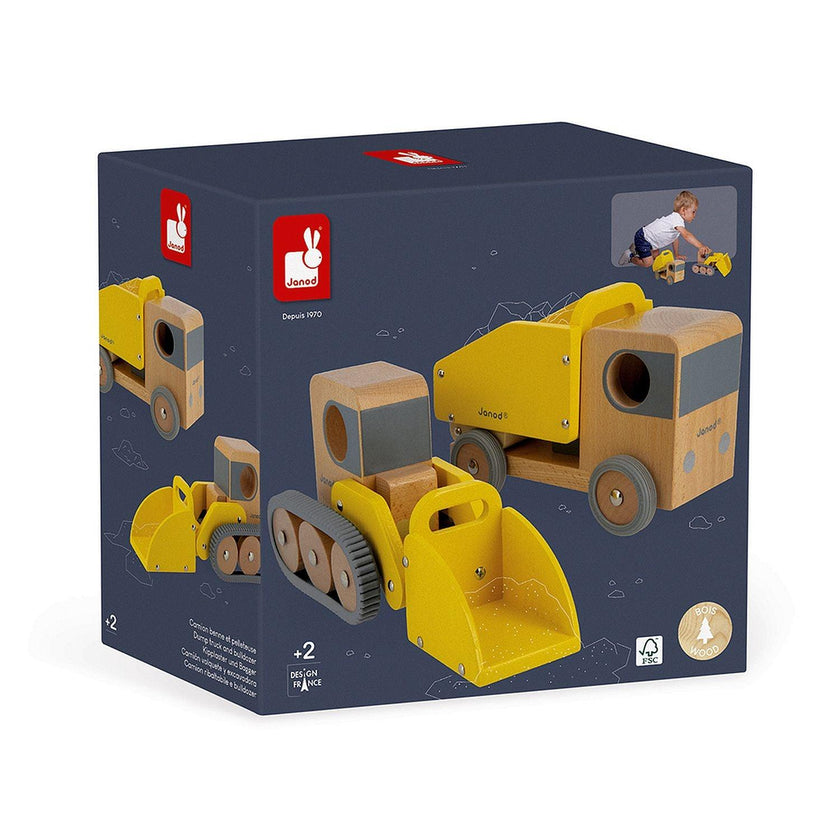 Janod - Bolid - Dump Truck And Bulldozer