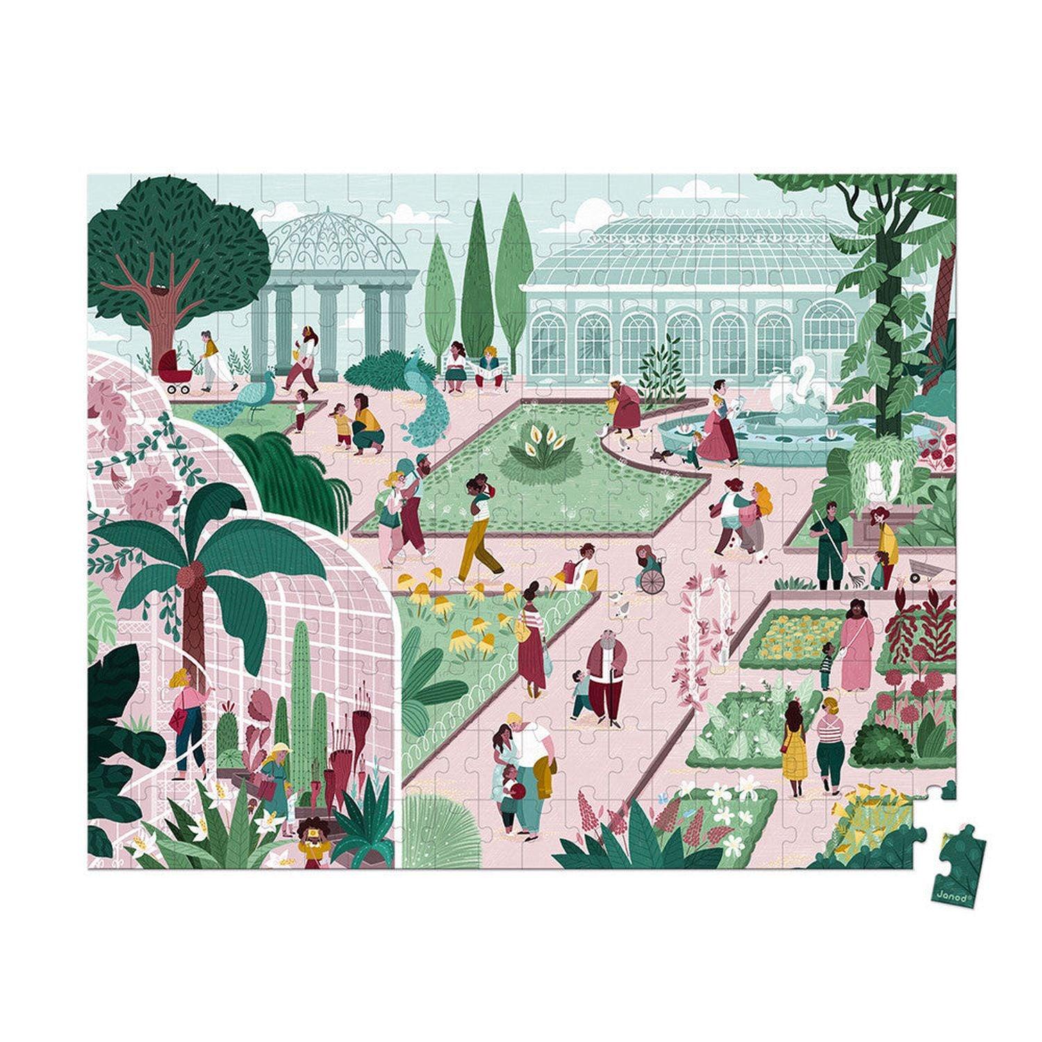 Janod - Botanical Garden (200-Piece Puzzle)